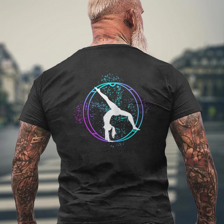 Gymnastics Rhönrad Gymnastics Trainer Gymnsatik Floor Gymnastics T-Shirt mit Rückendruck Geschenke für alte Männer