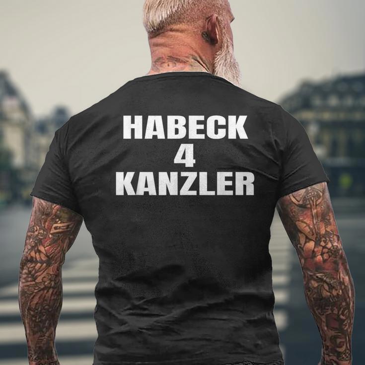 Habeck 4 Kanzler T-Shirt mit Rückendruck Geschenke für alte Männer