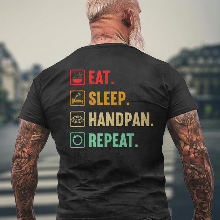 Handpan T-Shirt mit Rückendruck Geschenke für alte Männer