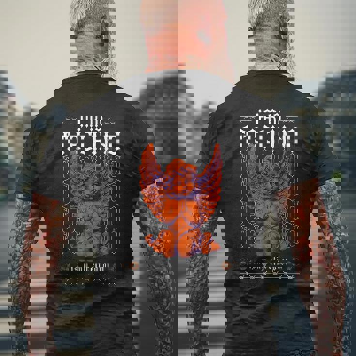 Hardtechno È La Mia Religione Dark Techno Rave Hard Techno T-shirt da uomo con stampa posteriore Regalos para ancianos
