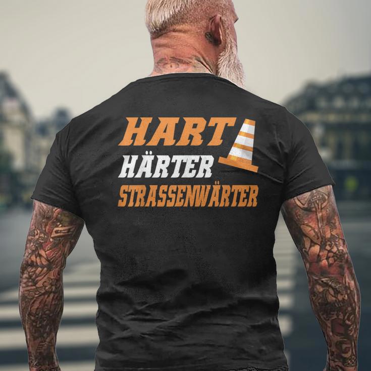 Hart Hardener Streetkeeper Road Building T-Shirt mit Rückendruck Geschenke für alte Männer