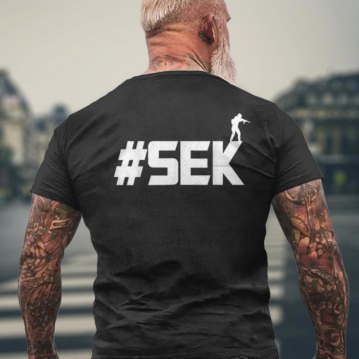 Hashtag Sek T-Shirt mit Rückendruck Geschenke für alte Männer