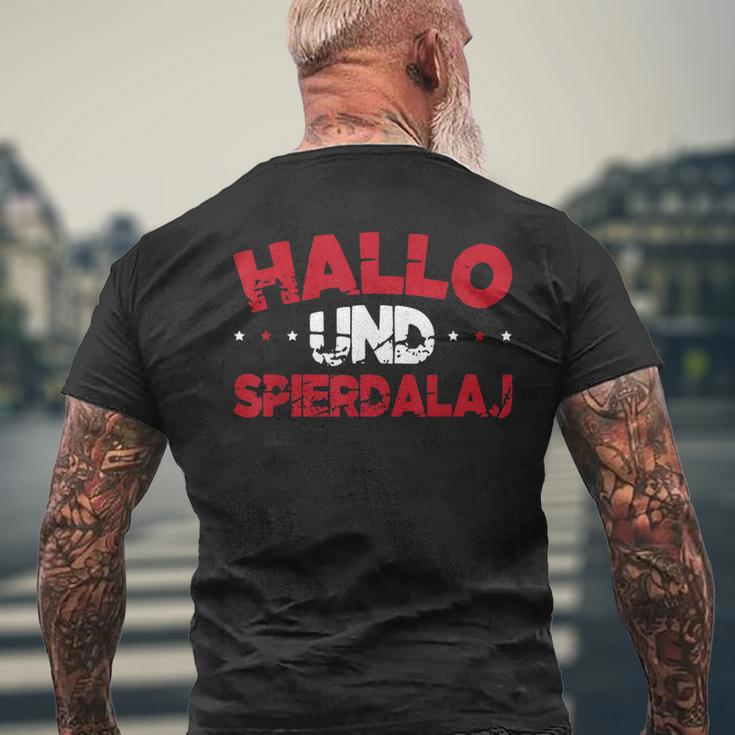 Hello Und Spierdalaj Polska Kurwa Für Stolze Poland T-Shirt mit Rückendruck Geschenke für alte Männer