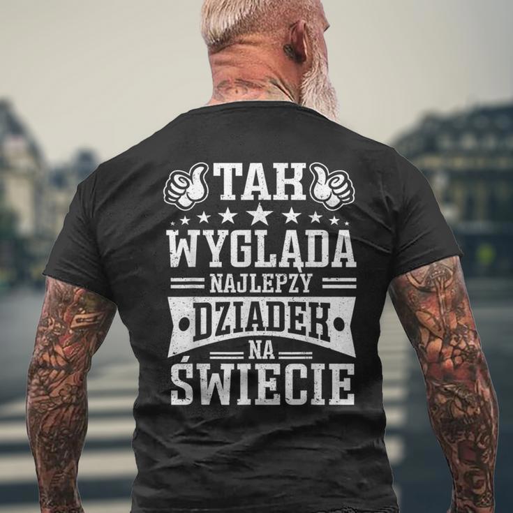 Herren Dziadzie Dziadzia Dziadziu Dziadzio Polen Dziadek T-Shirt mit Rückendruck Geschenke für alte Männer