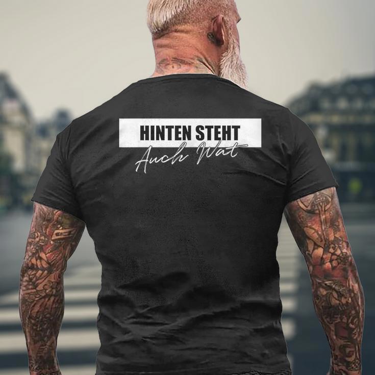 Hinterten Steht Auch Wat T-Shirt mit Rückendruck Geschenke für alte Männer