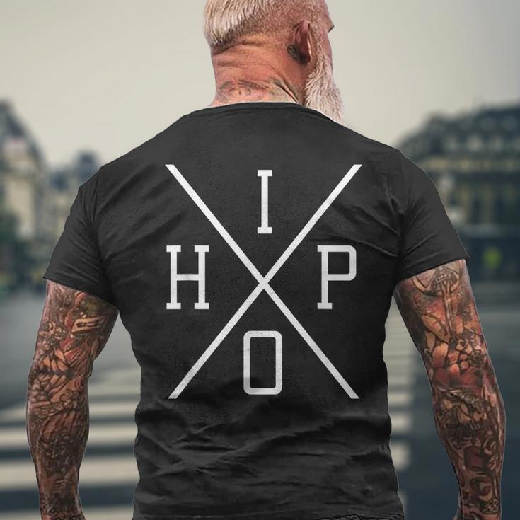 Hip-Hop X Hiphop Rap Music Merch Oldschool Hip X Hop T-Shirt mit Rückendruck Geschenke für alte Männer