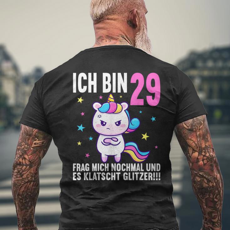 Ich Bin 29 Frag Nonoch Es Klotz Ich Bin 29 Frag Nonoch Es Lapsch S T-Shirt mit Rückendruck Geschenke für alte Männer