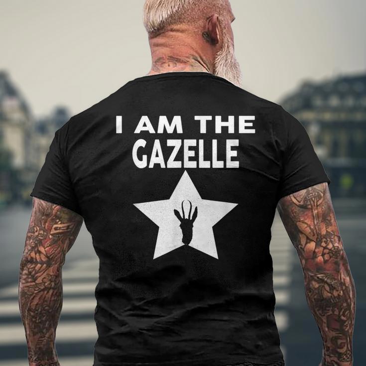 Ich Bin Die Gazelle T-Shirt mit Rückendruck Geschenke für alte Männer