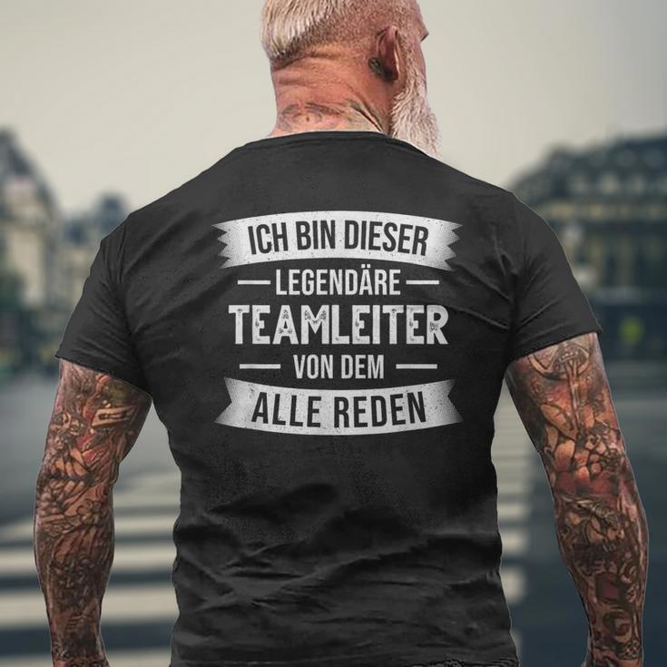 Ich Bin Dieser Legendäre Teamleiter T-Shirt mit Rückendruck Geschenke für alte Männer