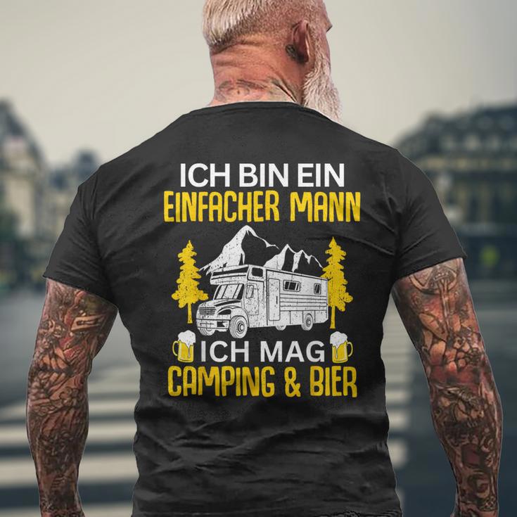 Ich Bin Einfacher Mann T-Shirt mit Rückendruck Geschenke für alte Männer