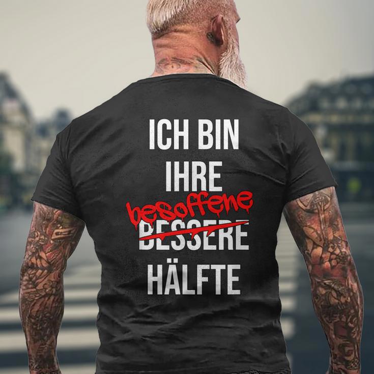 Ich Bin Ihr Besopen Half T-Shirt mit Rückendruck Geschenke für alte Männer