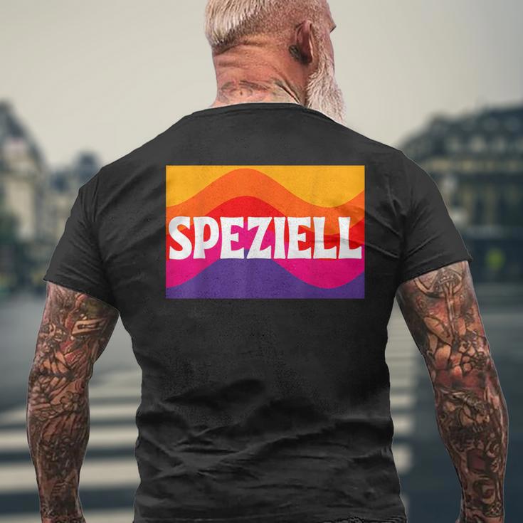 Ich Bin Speziell Spezi Trendgetränk Cola Orange Summer T-Shirt mit Rückendruck Geschenke für alte Männer