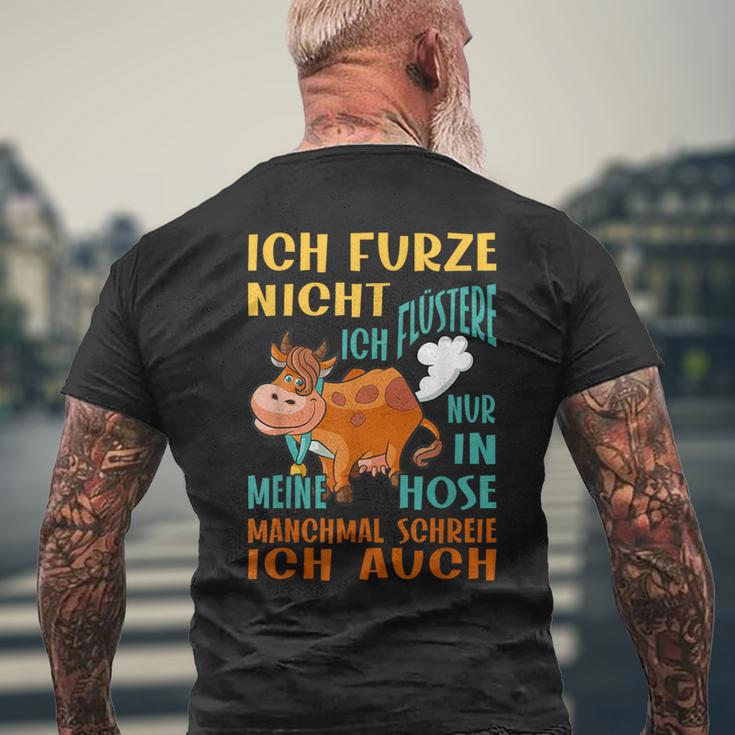 Ich Furze Nicht Ich Whisperer Nur Pupsende Cow T-Shirt mit Rückendruck Geschenke für alte Männer