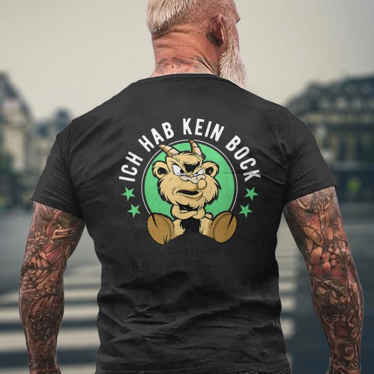 Ich Hab Kein Bock S T-Shirt mit Rückendruck Geschenke für alte Männer