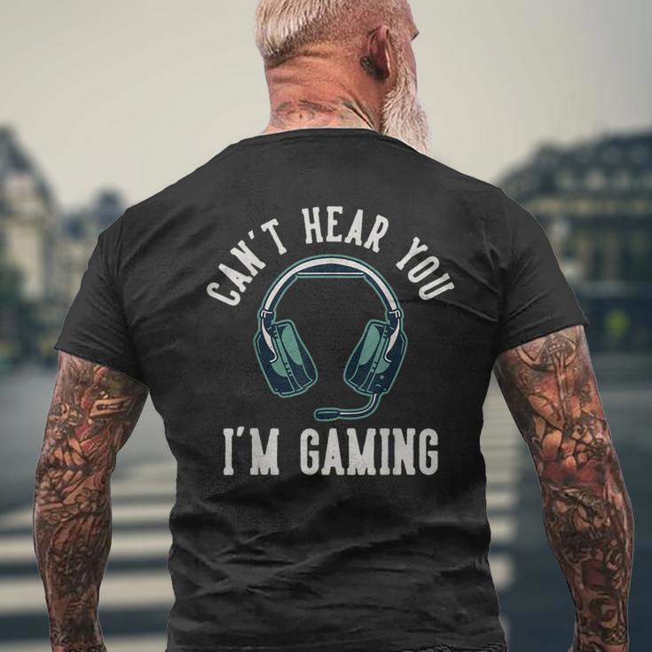 Ich Hörre Dich Nicht Ich Spiel T-Shirt mit Rückendruck Geschenke für alte Männer