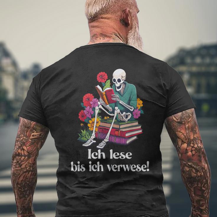 Ich Lese Bis Icherwes T-Shirt mit Rückendruck Geschenke für alte Männer