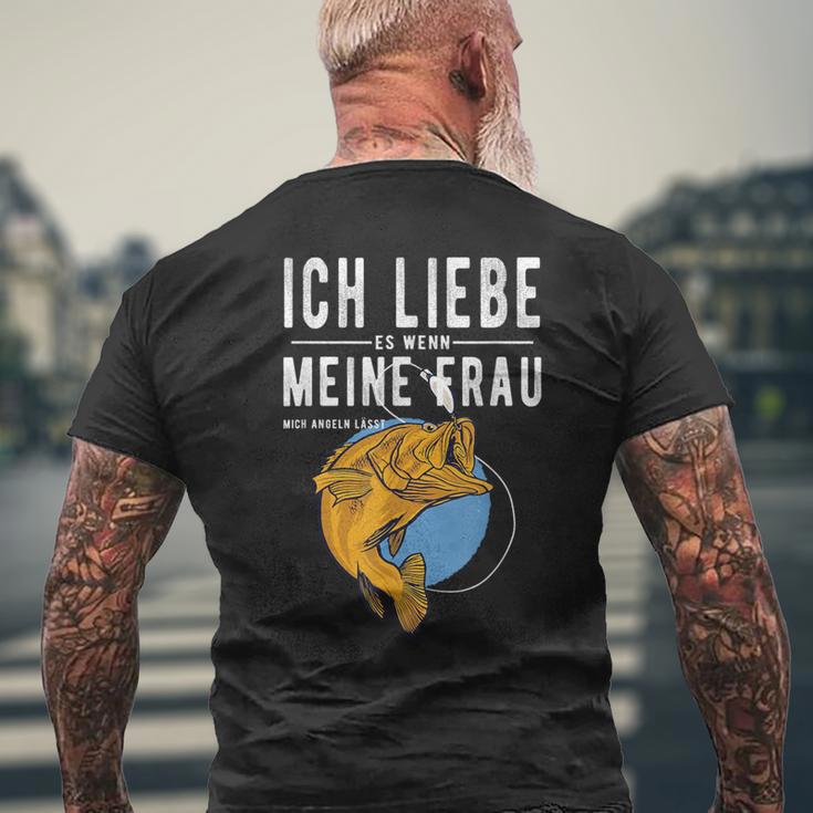 Ich Liebe Es Wenn Meine Frau Mich Fnelngehen Lässt T-Shirt mit Rückendruck Geschenke für alte Männer