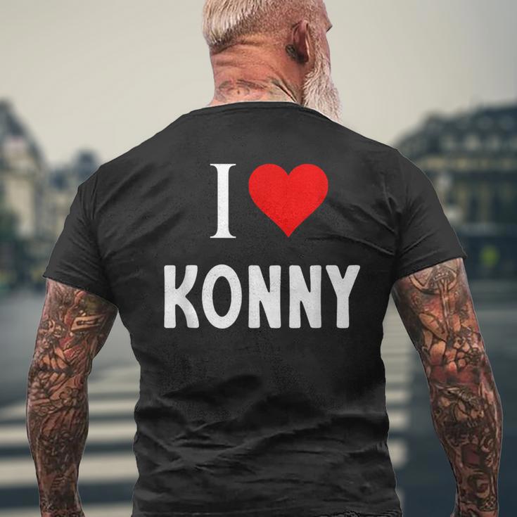 Ich Liebe Konny T-Shirt mit Rückendruck Geschenke für alte Männer