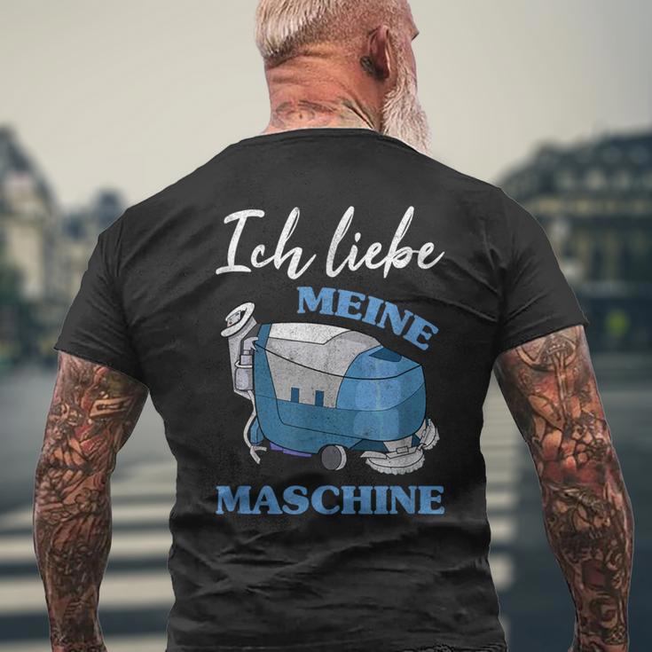 Ich Liebe Meine Putzmaschine Putzmann Ich Liebe Meine Putz T-Shirt mit Rückendruck Geschenke für alte Männer