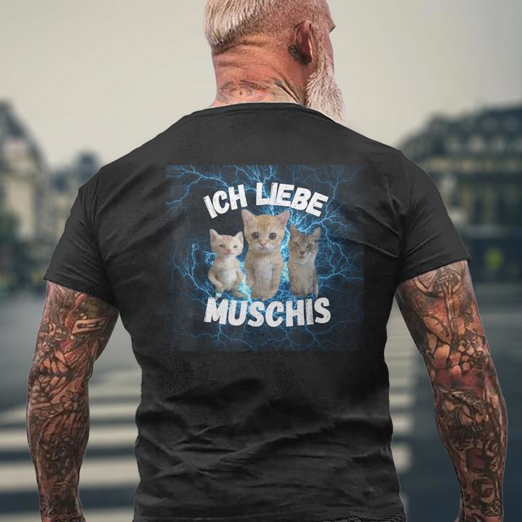 Ich Liebe Muschis T-Shirt mit Rückendruck Geschenke für alte Männer