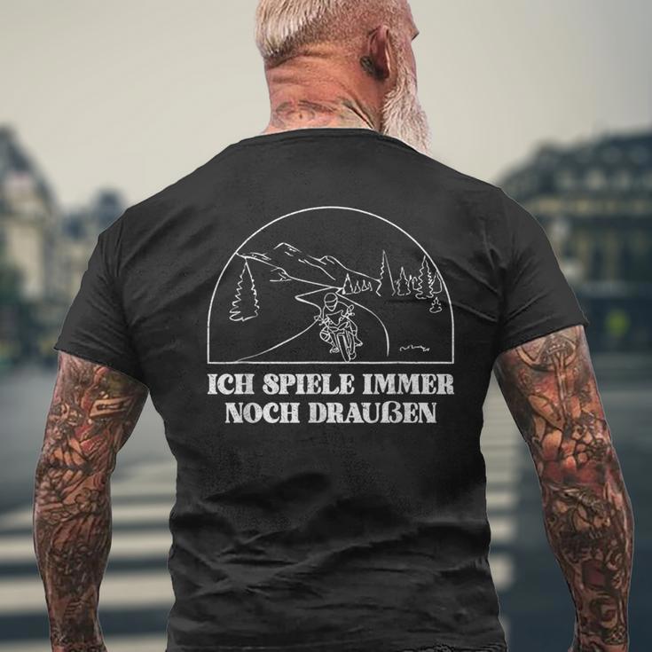 Ich Spiele Immer Noch Draußen T-Shirt mit Rückendruck Geschenke für alte Männer