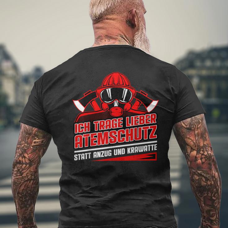 Ich Trage Lieber Respirator Ich Trage Lieber Respirator T-Shirt mit Rückendruck Geschenke für alte Männer