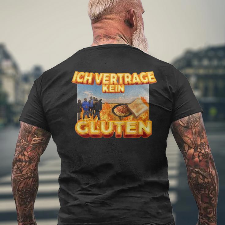 Ichertrage Kein Gluten T-Shirt mit Rückendruck Geschenke für alte Männer