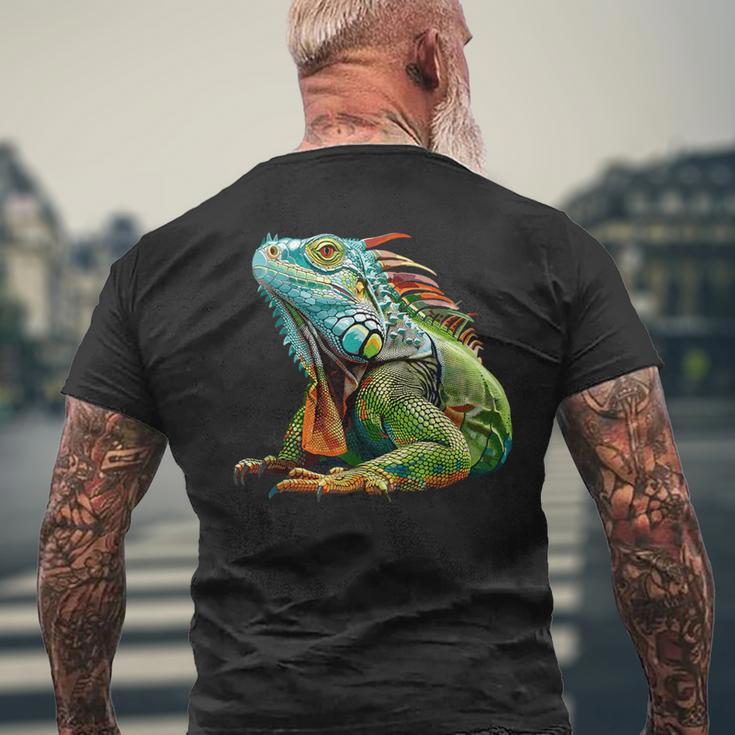 Iguana T-Shirt mit Rückendruck Geschenke für alte Männer