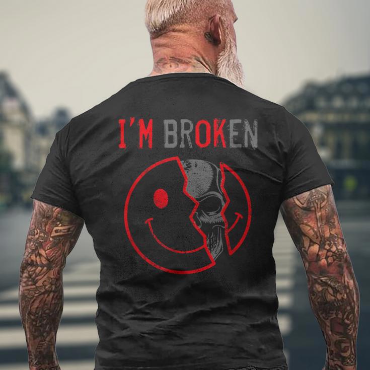 I'm Broken I'm Ok I'm Broken T-Shirt mit Rückendruck Geschenke für alte Männer