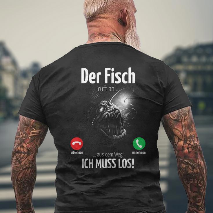 Ingenious Der Fisch Call An Ich Muss Fishing Outfit For Anglers T-Shirt mit Rückendruck Geschenke für alte Männer