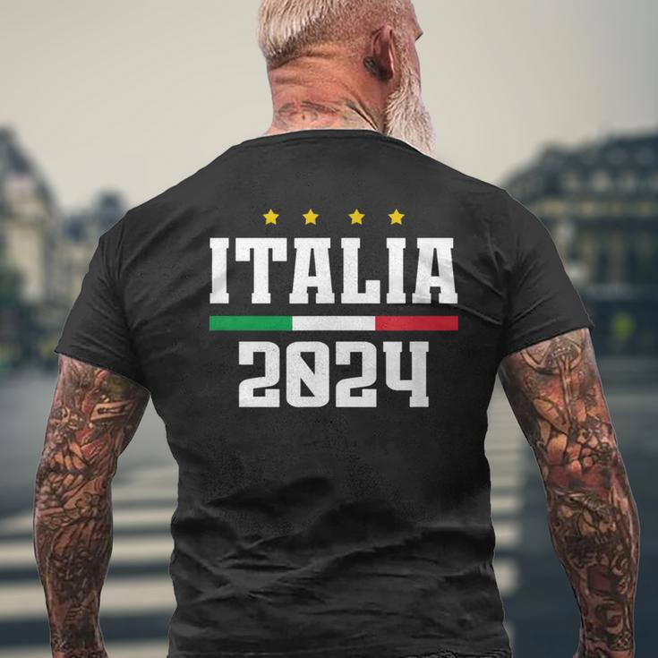 Italien 2024 Italien Flagge Urlaub Reise T-Shirt mit Rückendruck Geschenke für alte Männer