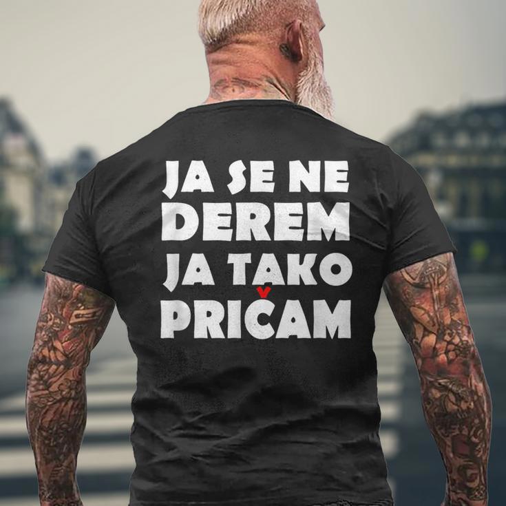 Ja Se Ne Derem Bosna Hrvatska Srbija Balkan T-Shirt mit Rückendruck Geschenke für alte Männer