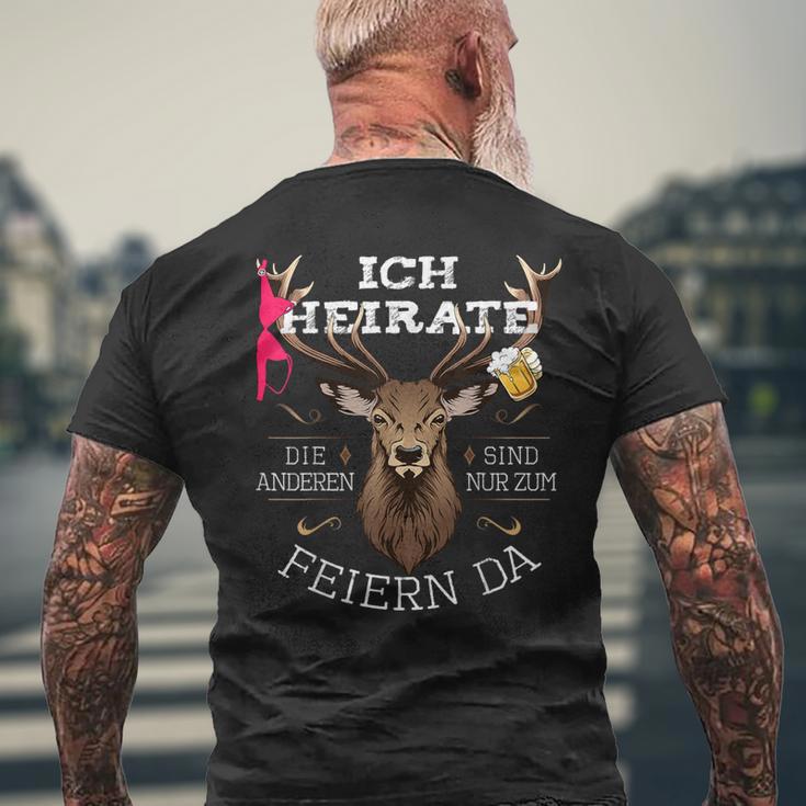 Jga Groom Polterer Stag Night T-Shirt mit Rückendruck Geschenke für alte Männer