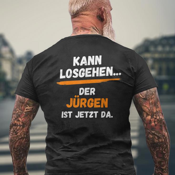 Jürgen Saying First Name Kann Losgehen T-Shirt mit Rückendruck Geschenke für alte Männer