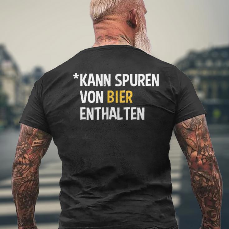 Kann Spurenon Bier Enthalten T-Shirt mit Rückendruck Geschenke für alte Männer