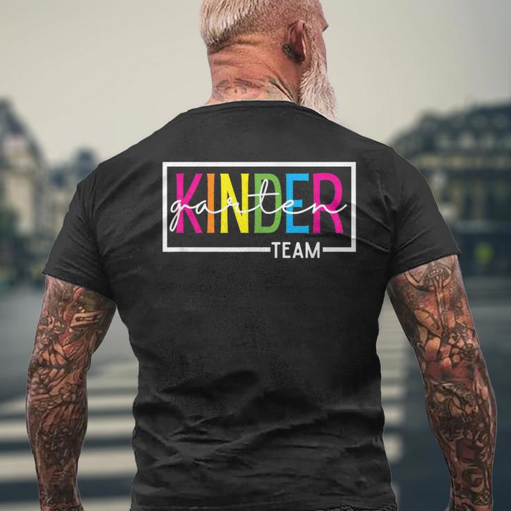 Kindergarten Team T-Shirt mit Rückendruck Geschenke für alte Männer