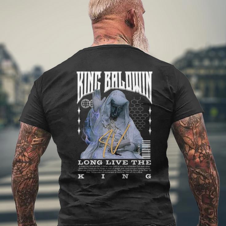 King Baldwin Iv T-Shirt mit Rückendruck Geschenke für alte Männer