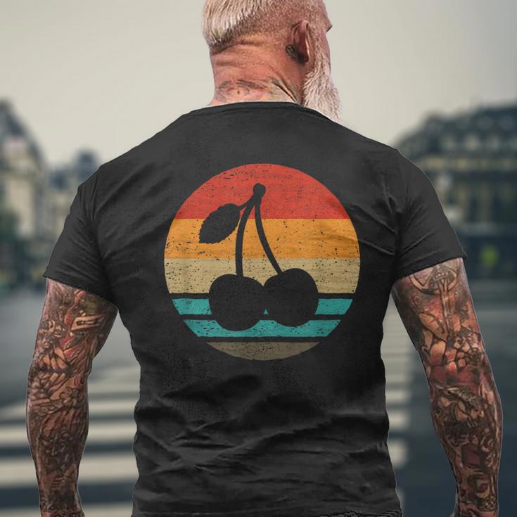 Kirschen Retro Styleintage T-Shirt mit Rückendruck Geschenke für alte Männer