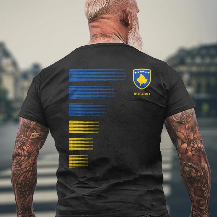 Kosovo Albania Jersey T-Shirt mit Rückendruck Geschenke für alte Männer