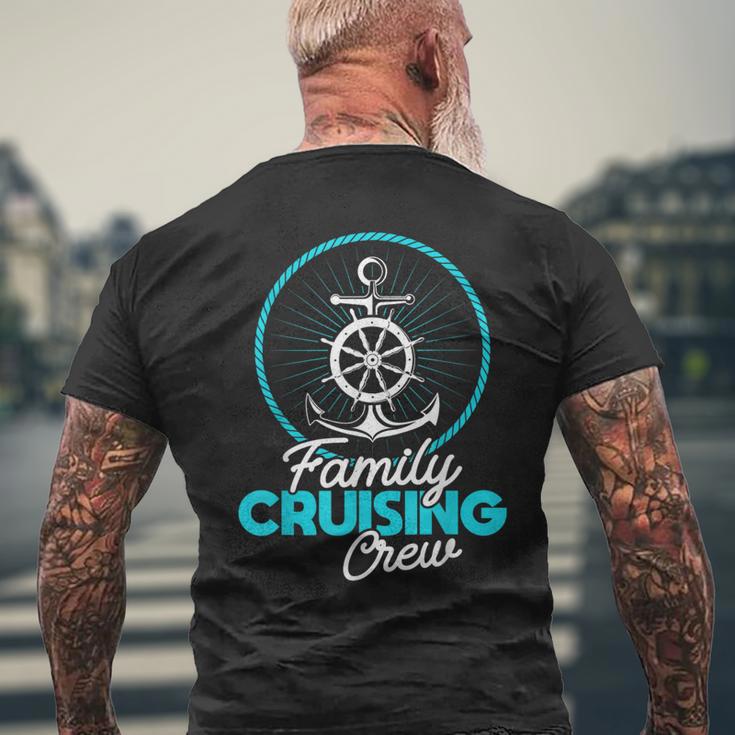 Kreuzfahrtschiff Urlaub Familienausflug Familie Kreuzfahrt Crew T-Shirt mit Rückendruck Geschenke für alte Männer