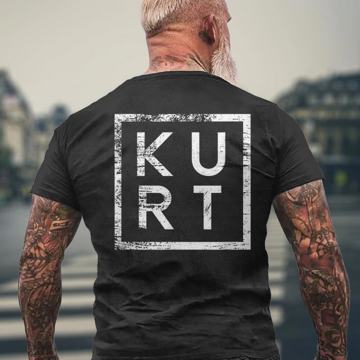 Kurt Minimalism T-Shirt mit Rückendruck Geschenke für alte Männer