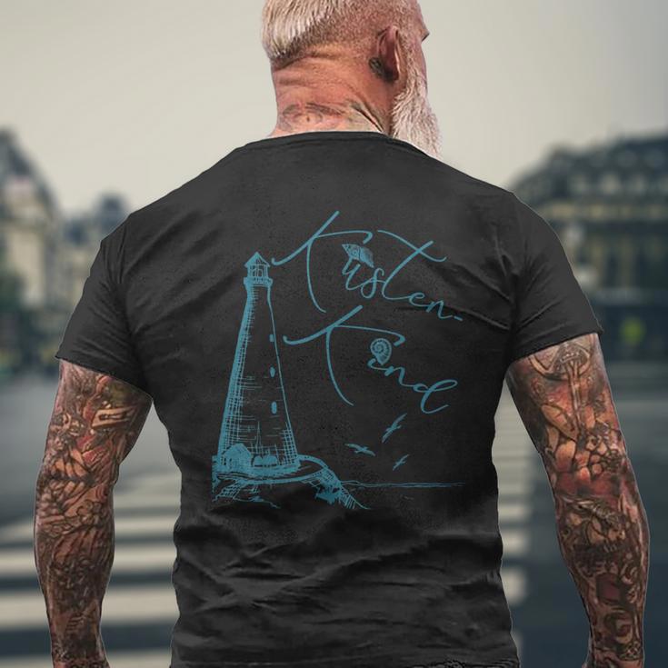 Küstenkind Nordsee Ostsee Meer Liebe Heimatliebe Leuchtturm T-Shirt mit Rückendruck Geschenke für alte Männer