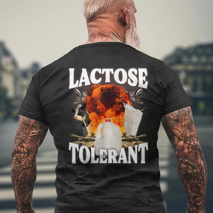 Lactose Tolerant T-Shirt mit Rückendruck Geschenke für alte Männer