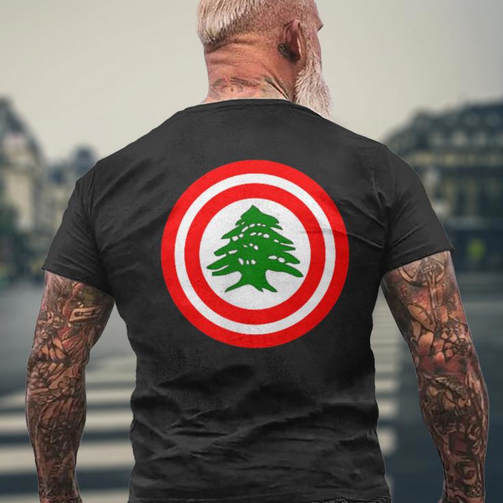 Lebanese Flag Lebanon Revolution Beirut Protest Demo T-Shirt mit Rückendruck Geschenke für alte Männer