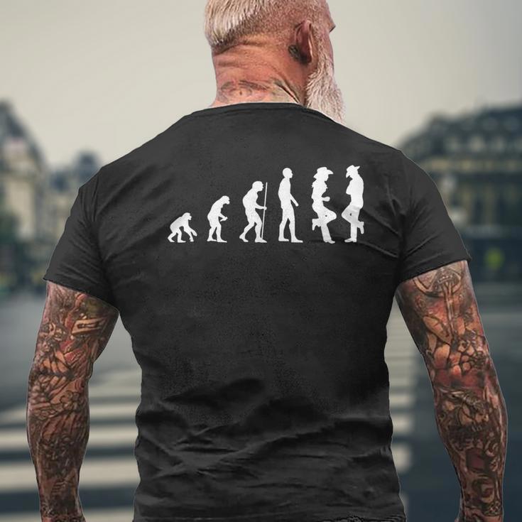 Line Dance Evolution T-Shirt mit Rückendruck Geschenke für alte Männer