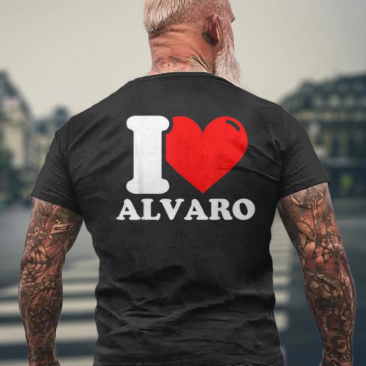 I Love Alvaro T-Shirt mit Rückendruck Geschenke für alte Männer