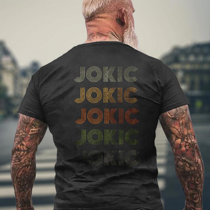 Love Heart Jokic Grungeintage Jokic T-Shirt mit Rückendruck Geschenke für alte Männer