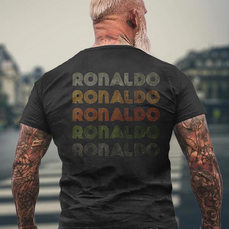 Love Heart Ronaldo GrungeVintage Style Ronaldo T-Shirt mit Rückendruck Geschenke für alte Männer