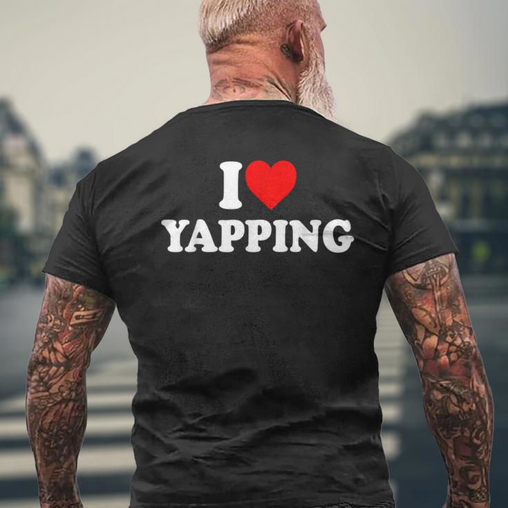 I Love Yapping T-Shirt mit Rückendruck Geschenke für alte Männer