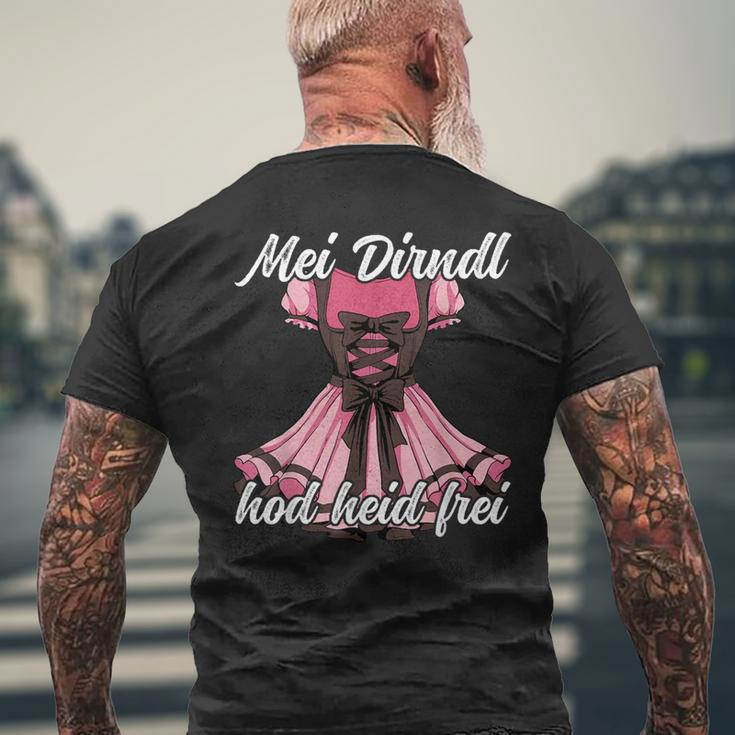 Mei Dirndl Hod Heid Frei Replacement Dirndl T-Shirt mit Rückendruck Geschenke für alte Männer